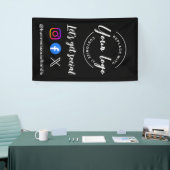 Let's Get Social Media Webseite Benutzerdefinierte Banner (Messeveranstaltung)