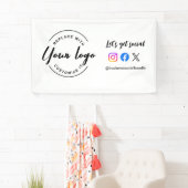 Let's Get Social Media Website Custom Logo Banner (Insitu)