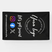 Let's Get Social Media Website Custom-Logo Banner (Horizontal)