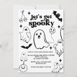 Let's Get Spooky,Halloween party Einladung