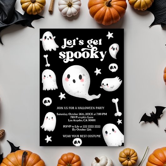 Let's Get Spooky,Halloween party Einladung