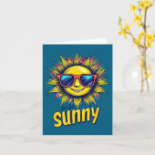 Let's Get Sunny Motivation For Bright Days  Karte (Gelbe Blume)