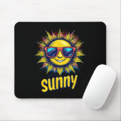 Let's Get Sunny Motivation For Bright Days Mousepad (Mit Mouse)