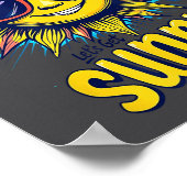 Let's Get Sunny Motivation For Bright Days  Poster (Ecke)