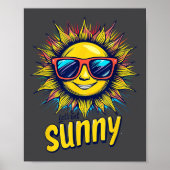 Let's Get Sunny Motivation For Bright Days  Poster (Vorne)