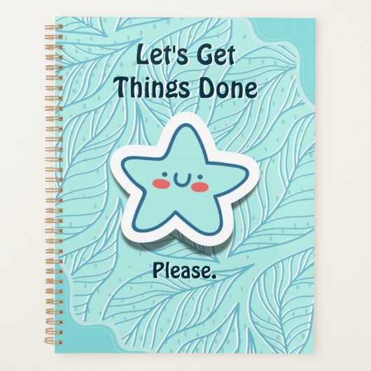 Let's Get Things Done Starfish Planner Planer (Vorderseite)