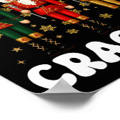 Lets Get This Party Crackin Christmas Nutcracker S Poster (Ecke)