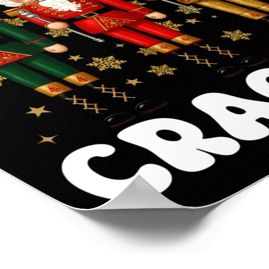 Lets Get This Party Crackin Christmas Nutcracker S Poster (Ecke)