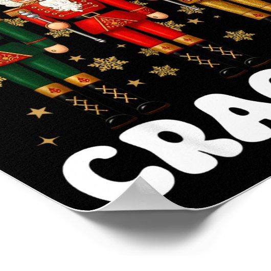 Lets Get This Party Crackin Christmas Nutcracker S Poster (Ecke)
