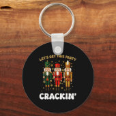 Lets Get This Party Crackin Christmas Nutcracker S Schlüsselanhänger (Vorderseite)