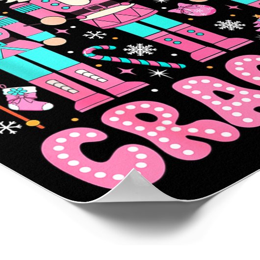 Let's Get This Party Crackin' Nutcracker Nk Christ Poster (Ecke)