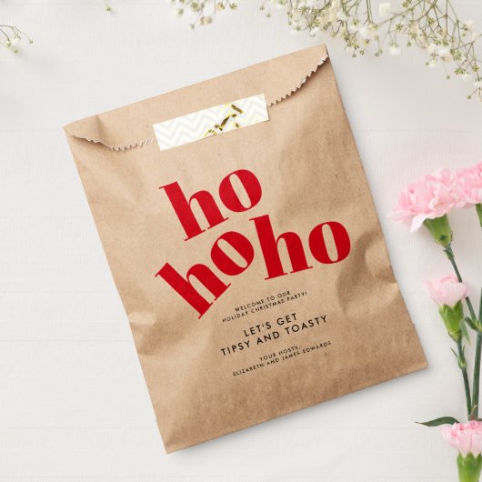 Let's Get Tipsy und Toasty Hospho Weihnachts-Party Geschenktütchen (Versiegelt)