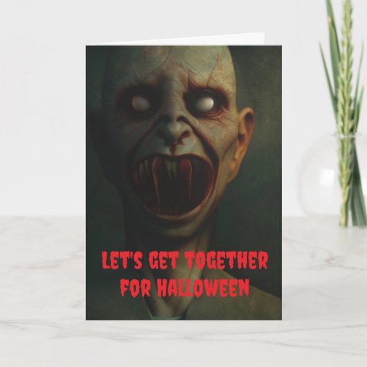 Let's get together for Halloween. Karte (Vorderseite)