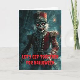Let's get together for Halloween. Karte