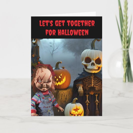 Let's get together for Halloween. Karte (Vorderseite)