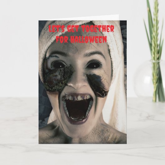 Let's get together for Halloween. Karte (Vorderseite)