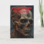 Let's get together for Halloween. Karte (Vorderseite)