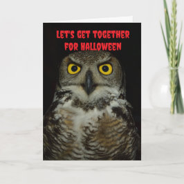 Let's get together for Halloween. Karte