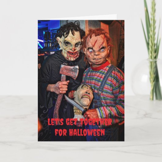 Let's get together for Halloween. Karte (Vorderseite)
