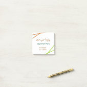 Let's get ugly Christmas ugly sweater Partyorange Post-it Klebezettel (Auf Schreibtisch)