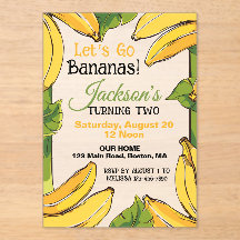 Let's Go Bananas Any Age Birthday Party