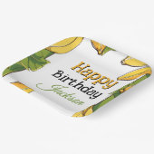 Let's Go Bananas Any Age Birthday Party Pappteller (Gewinkelt)