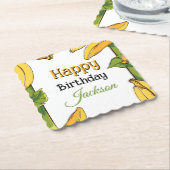 Let's Go Bananas Any Age Birthday Party Untersetzer (angewinkelt)