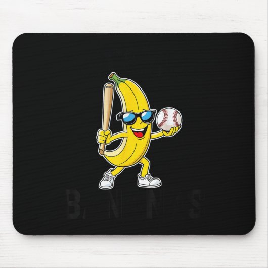 Let's Go Bananas Funny Banana Merch  Mousepad (Vorne)