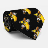 Lets Go Bananas Retro Baseball Banana Funny Krawatte (Gerollt)