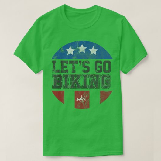 Let's Go Biking - Sarcastic Biker Lover 734 T-Shirt (Design vorne)