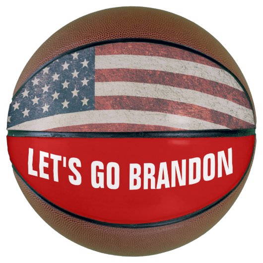 LET'S GO BRANDON AMERICAN FLAG BASKETBALL (Vorderseite)