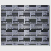 Let's Go Brandon American Flag Geschenkpapier (Flach)