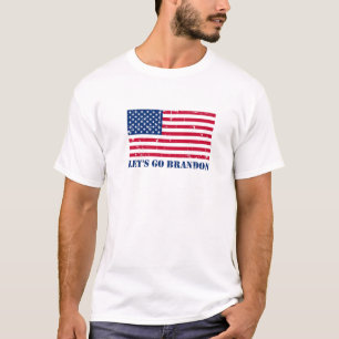 Let's Go Brandon - Amerikanische Flagge T-Shirt