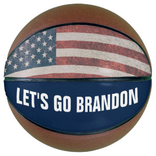 LET'S GO BRANDON Basketballs