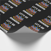 LET'S GO BRANDON BIRTHDAY  GESCHENKPAPIER (Ecke)