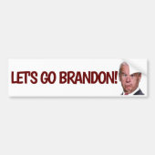 Lets go Brandon Bumper Sticker Autoaufkleber (Vorne)