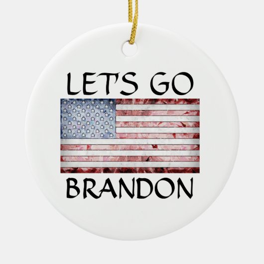 LET'S GO BRANDON CHRISTMAS Ornament (Vorne)