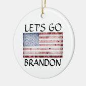 LET'S GO BRANDON CHRISTMAS Ornament (Links)