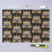 Let's Go Brandon Christmas Trump Snowflake Holiday Seidenpapier (Handwerk)