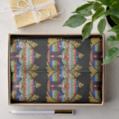 Let's Go Brandon Christmas Trump Snowflake Holiday Seidenpapier (Geschenk)