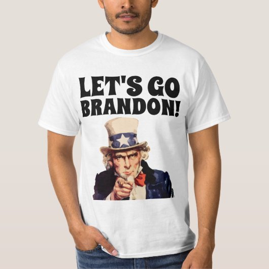 LET'S GO BRANDON f**k JOE BIDEN T - SHIRT (Vorderseite)