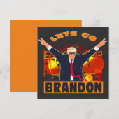 Let's Go Brandon Funny Anti Biden Trump Political (Vorne/Hinten)