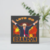 Let's Go Brandon Funny Anti Biden Trump Political (Stehend Vorderseite)