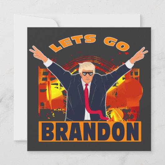 Let's Go Brandon Funny Anti Biden Trump Political (Vorderseite)