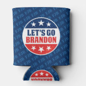 Let's Go Brandon gegen Joe Biden Pro trump 2024 Dosenkühler (Rückseite)