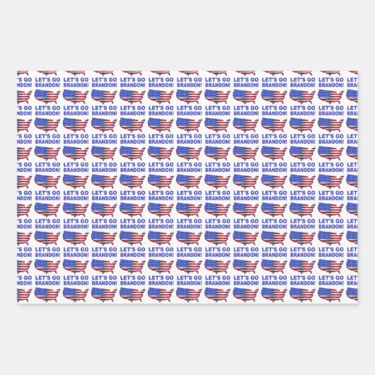 LET'S GO BRANDON GESCHENKPAPIER SET (Vorderseite 3)