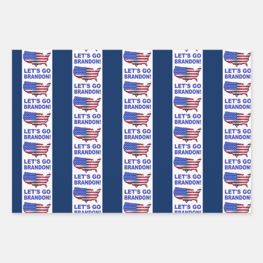 LET'S GO BRANDON GESCHENKPAPIER SET (Vorderseite 2)