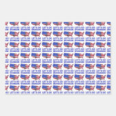 LET'S GO BRANDON GESCHENKPAPIER SET (Vorderseite)