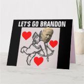 LET'S GO BRANDON JOE BIDEN VALENTINE'S DAY CARDS KARTE (Vorderseite)