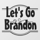 Let's Go Brandon - Kleine Fensterklammer Fensteraufkleber (Blatt)